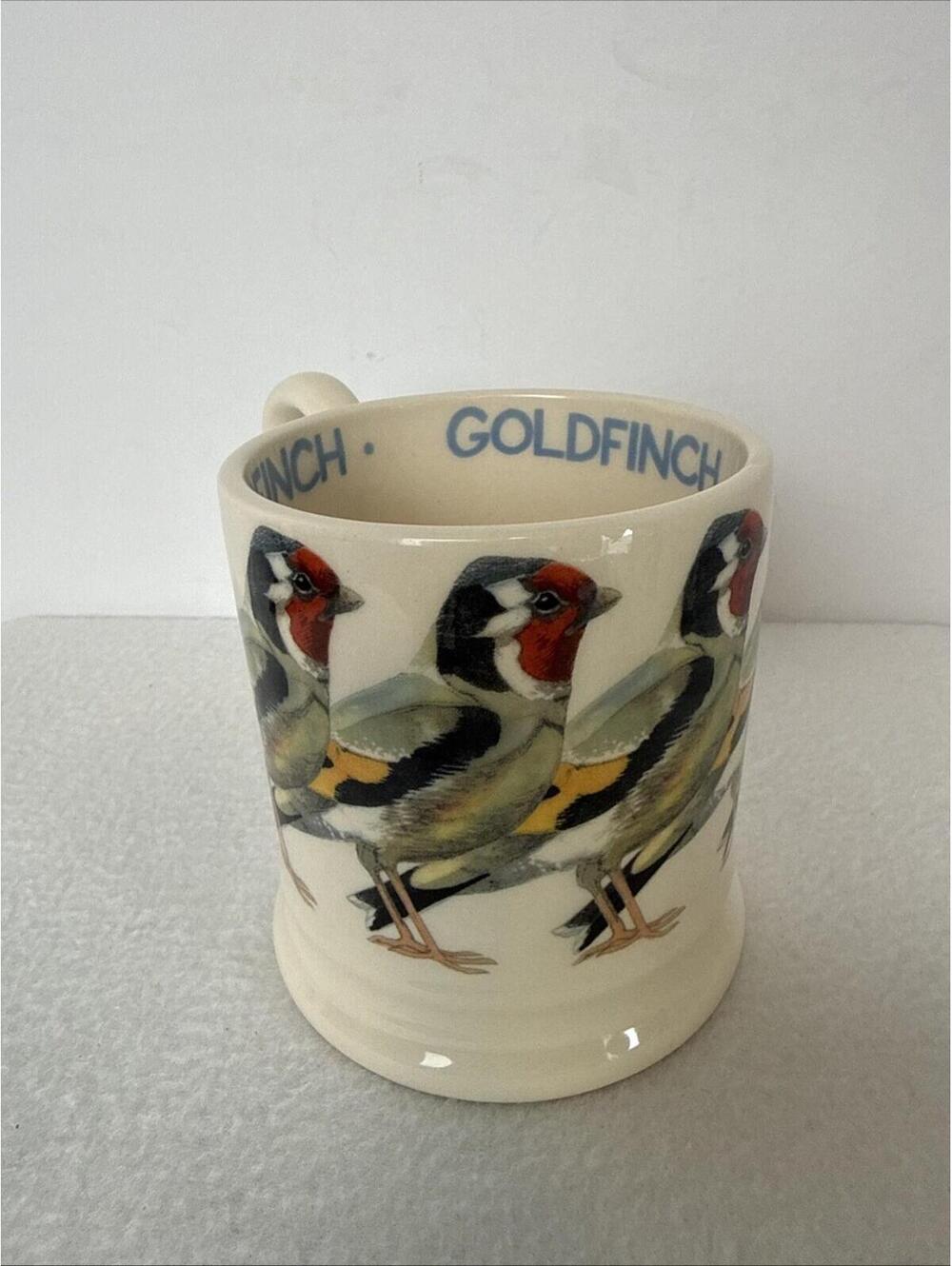 Emma Bridgewater Birds Goldfinch 1/2 Pint Mug RARE